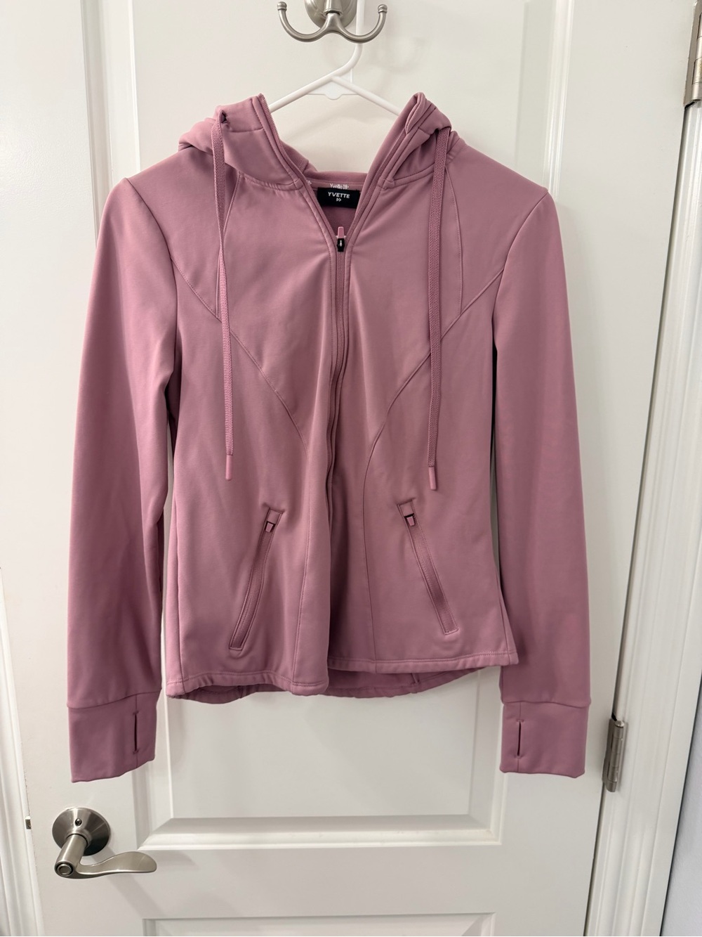 Women’s Mauve Hooded Zip Jacket